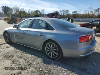 2013 Audi A8 3.0L with VIN WAUAGAFD6DN012546, listed as a Copart auction lot 82210024 with 121,004 mi miles and Clean title. Bid and sale history available at DreamBid. Image 2.