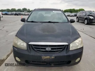 2005 Kia Spectra LX with VIN KNAFE121255179334, listed as a Copart auction lot 53144295 with 147,989 mi miles and Clean Title. Bid and sale history available at carsss.com. Image 5.
