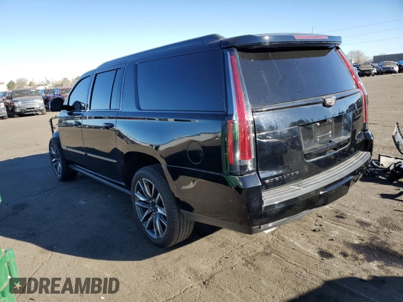 2017 Cadillac Escalade ESV Premium Luxury z VIN 1GYS4JKJ0HR187007, wystawiony jako Copart lot #83611224 z przebiegiem 128 239 mil mil oraz Szkoda całkowita • Salvage title. Historia ofert i sprzedaży dostępna na DreamBid. Obrazek 2.