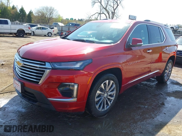 2023 Chevrolet Traverse Premier with VIN 1GNERKKW1PJ114299, listed as a IAAI auction lot 41963796 with 49,922 mi miles and . Bid and sale history available at DreamBid. Image 18.