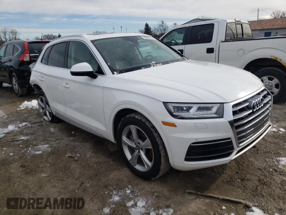 2020 Audi Q5 Premium Plus with VIN WA1BNAFYXL2003861, listed as a Copart auction lot 38804243 with 35,928 mi miles. Bid and sale history available at carsss.com. Image 4.