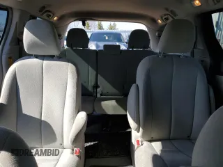 2014 Toyota Sienna L with VIN 5TDZK3DC9ES476369, listed as a Copart auction lot 48244165 with 123,574 mi miles and Salvage Title. Bid and sale history available at carsss.com. Image 10.