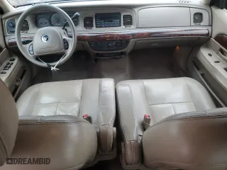 2004 Mercury Grand Marquis GS with VIN 2MEFM74W34X649223, listed as a Copart auction lot 51854155 with 124,398 mi miles and Salvage Title. Bid and sale history available at carsss.com. Image 8.