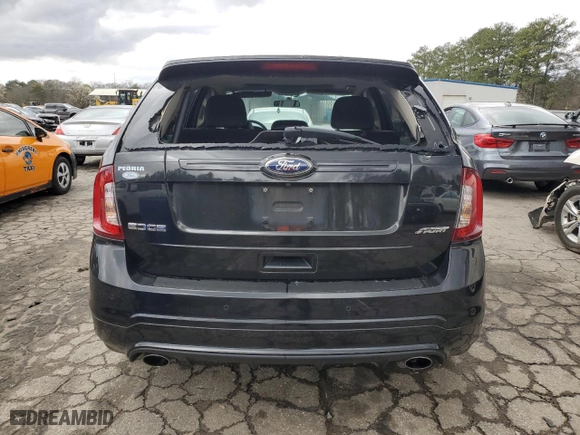 2014 Ford Edge Sport with VIN 2FMDK3AK1EBA65583, listed as a Copart auction lot 44526245 with 148,570 mi miles and Salvage Title. Bid and sale history available at carsss.com. Image 6.