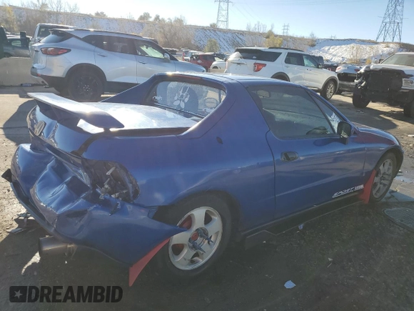 1994 Honda del Sol S with VIN JHMEG1142RS000753, listed as a Copart auction lot 80063034 with 214,736 mi miles and Salvage Title. Bid and sale history available at carsss.com. Image 3.