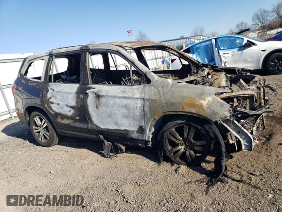 2017 Honda Pilot EX with VIN 5FNYF6H32HB008391, listed as a Copart auction lot 47603075 with Not Provided miles and Non Repairable. Bid and sale history available at DreamBid. Image 4.