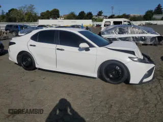 2023 Toyota Camry SE with VIN 4T1T11AK3PU777092, listed as a Copart auction lot 52180785 with 46,836 mi miles and Salvage Title. Bid and sale history available at DreamBid. Image 4.