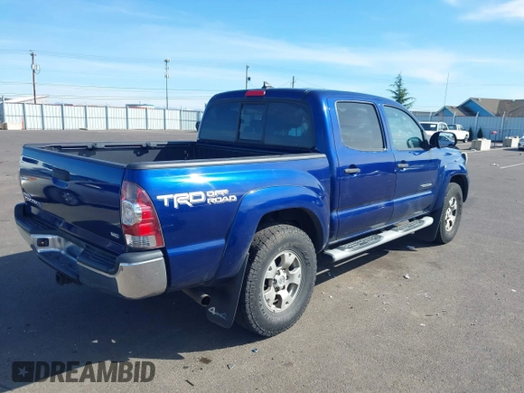 2015 Toyota Tacoma with VIN 3TMLU4ENXFM177755, listed as a IAAI auction lot 41867145 with 123,551 mi miles and . Bid and sale history available at DreamBid. Image 4.