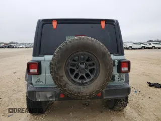 2023 Jeep Wrangler Willys with VIN 1C4HJXDN6PW664826, listed as a Copart auction lot 43116525 with 20,004 mi miles and Salvage Title. Bid and sale history available at DreamBid. Image 6.