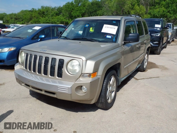 2010 Jeep Patriot Limited with VIN 1J4NF4GB3AD599628, listed as a IAAI auction lot 42056036 with 156,258 mi miles and . Bid and sale history available at carsss.com. Image 2.