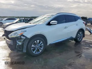 2016 Nissan Murano SL z VIN 5N1AZ2MH6GN130203, wystawiony jako Copart lot #53677475 z przebiegiem 94 599 mil mil oraz Szkody całkowita. Historia ofert i sprzedaży dostępna na DreamBid. Obrazek 1.