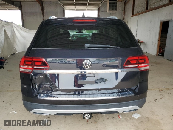 2019 Volkswagen Atlas SE with VIN 1V2WR2CA7KC607593, listed as a Copart auction lot 56418735 with Not provided miles and Non repairable. Bid and sale history available at DreamBid. Image 6.