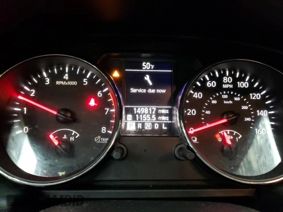 2012 Nissan Rogue S with VIN JN8AS5MV7CW353911, listed as a Copart auction lot 51805615 with 149,817 mi miles and Salvage Title. Bid and sale history available at DreamBid. Image 9.