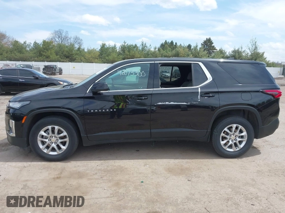 2023 Chevrolet Traverse LS with VIN 1GNERFKW6PJ103791, listed as a IAAI auction lot 42073300 with 47,105 mi miles and . Bid and sale history available at DreamBid. Image 14.