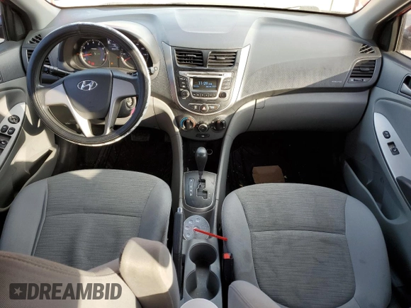 2017 Hyundai Accent SE with VIN KMHCT4AE3HU346596, listed as a Copart auction lot 46691545 with 100,842 mi miles and Clean Title. Bid and sale history available at carsss.com. Image 8.