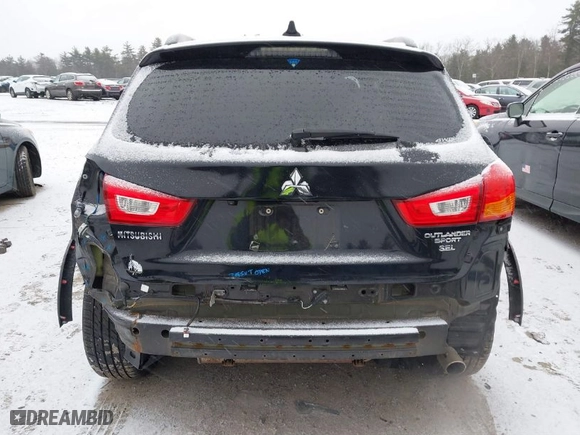 2018 Mitsubishi Outlander Sport SEL 2.4 with VIN JA4AR4AW9JZ026012, listed as a IAAI auction lot 41163120 with 127,166 mi miles. Bid and sale history available at carsss.com. Image 6.