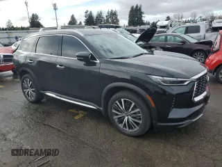 2023 Infiniti QX60 Sensory with VIN 5N1DL1GSXPC353226, listed as a Copart auction lot 44150355 with 17,125 mi miles and Salvage title. Bid and sale history available at DreamBid. Image 4.
