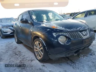 2013 Nissan Juke S with VIN JN8AF5MR8DT209858, listed as a IAAI auction lot 41341442 with 125,367 mi miles. Bid and sale history available at carsss.com. Image 1.