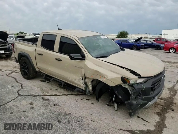 2023 Chevrolet Colorado 4WD Trail Boss with VIN 1GCPTEEK2P1131528, listed as a Copart auction lot 61356945 with 17,452 mi miles and Salvage title. Bid and sale history available at DreamBid. Image 13.