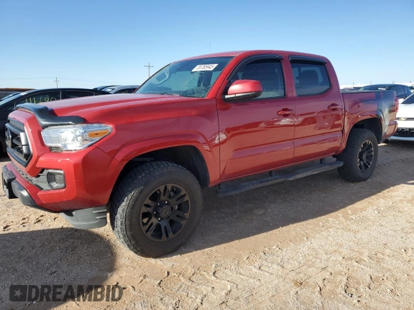 2022 Toyota Tacoma SR z VIN 3TMCZ5AN0NM464534, wystawiony jako Copart lot #55785945 z przebiegiem 31 785 mil mil oraz Szkoda całkowita • Salvage title. Historia ofert i sprzedaży dostępna na DreamBid. Obrazek 1.