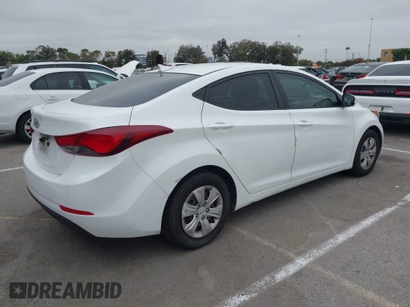2016 Hyundai Elantra SE z VIN 5NPDH4AEXGH735514, wystawiony jako IAAI lot #42745418 z przebiegiem 159 501 mil mil oraz . Historia ofert i sprzedaży dostępna na DreamBid. Obrazek 4.