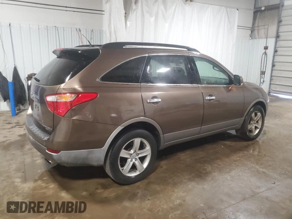 2011 Hyundai Veracruz GLS with VIN KM8NUDCC5BU171065, listed as a Copart auction lot 50982235 with 152,900 mi miles and Salvage Title. Bid and sale history available at DreamBid. Image 3.