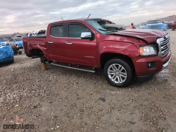 2017 GMC Canyon 4WD SLT with VIN 1GTG6DEN8H1292544, listed as a Copart auction lot 89187055 with 64,886 mi miles and Salvage Title. Bid and sale history available at carsss.com. Image 14.