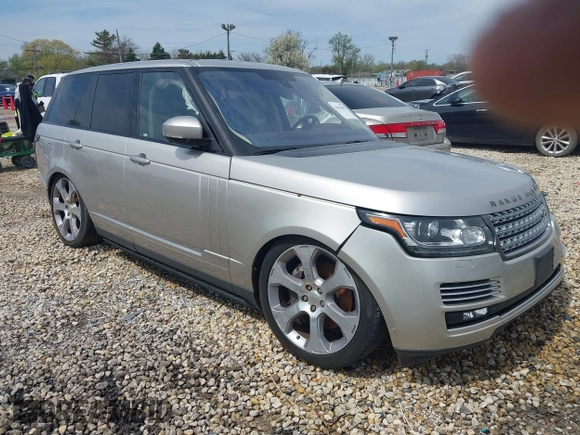 2015 Land Rover Range Rover Supercharged Autobiography with VIN SALGV2TF7FA214068, listed as a IAAI auction lot 42036693 with 79,905 mi miles. Bid and sale history available at carsss.com. Image 1.