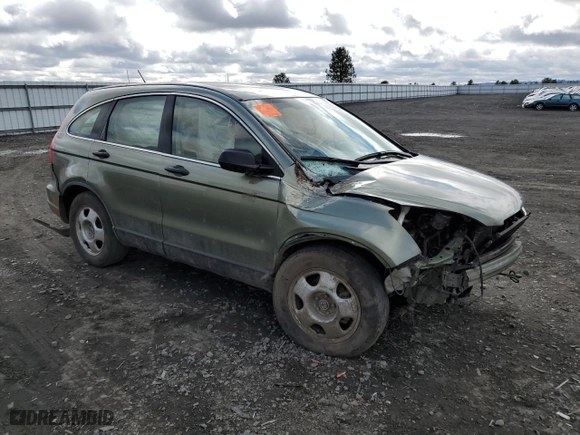 2007 Honda CR-V LX with VIN JHLRE48367C025706, listed as a Copart auction lot 49971755 with 0 mi miles and Salvage Title. Bid and sale history available at carsss.com. Image 4.