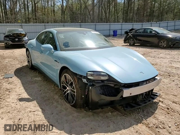 2023 Porsche Taycan with VIN WP0AA2Y11PSA11164, listed as a Copart auction lot 50695385 with 23,833 mi miles and Salvage Title. Bid and sale history available at DreamBid. Image 15.