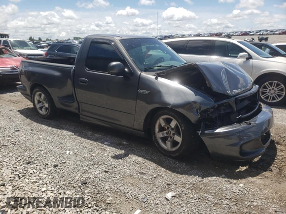 2003 Ford F-150 Lightning with VIN 2FTRF073X3CA56501, listed as a Copart auction lot 61887024 with 0 mi miles and Salvage Title. Bid and sale history available at carsss.com. Image 4.