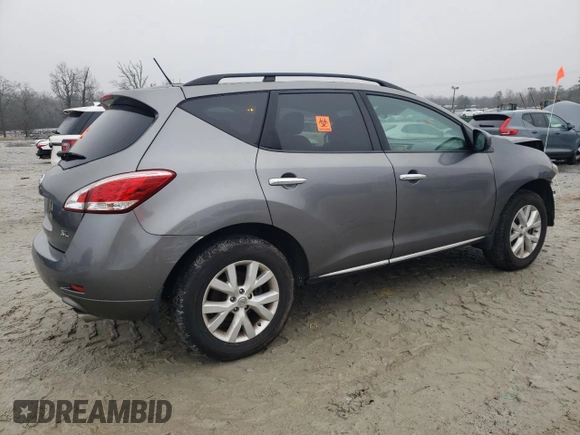 2013 Nissan Murano S with VIN JN8AZ1MUXDW201084, listed as a Copart auction lot 42622385 with 164,590 mi miles and Salvage Title. Bid and sale history available at carsss.com. Image 3.