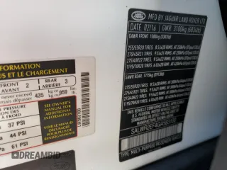 2016 Land Rover Range Rover Sport V8 Dynamic with VIN SALWR2EF4GA583100, listed as a Copart auction lot 43137465 with 104,794 mi miles and Salvage Title. Bid and sale history available at carsss.com. Image 12.