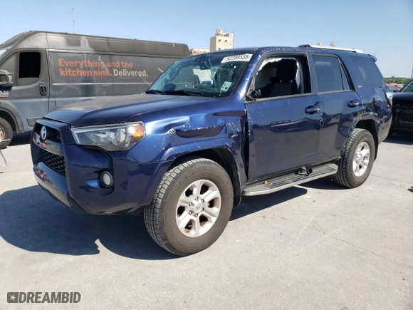 2018 Toyota 4Runner SR5 with VIN JTEZU5JR6J5187315, listed as a Copart auction lot 52288535 with 101,570 mi miles and Salvage Title. Bid and sale history available at carsss.com. Image 1.