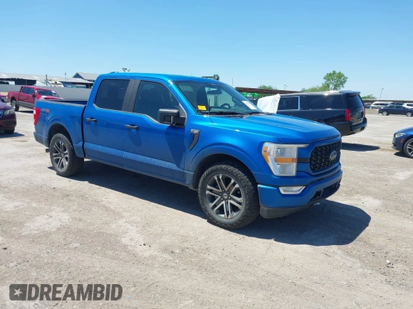 2021 Ford F-150 XL z VIN 1FTEW1CP5MKE98662, wystawiony jako IAAI lot #42077475 z przebiegiem 119 439 mil mil oraz . Historia ofert i sprzedaży dostępna na DreamBid. Obrazek 1.