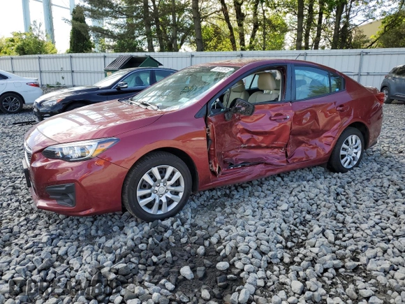 2017 Subaru Impreza with VIN 4S3GKAA69H3626156, listed as a Copart auction lot 55732815 with 99,130 mi miles and Salvage title. Bid and sale history available at DreamBid. Image 1.