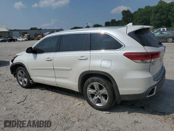 2019 Toyota Highlander Limited with VIN 5TDDZRFH1KS922429, listed as a Copart auction lot 59677795 with 112,405 mi miles and Clean title. Bid and sale history available at DreamBid. Image 2.