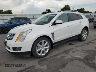 2015 Cadillac SRX Performance Collection with VIN 3GYFNFE30FS542356, listed as a Copart auction lot 64329005 with 128,914 mi miles and Salvage title. Bid and sale history available at DreamBid. Image 1.