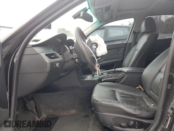 2008 BMW 5 Series 528i with VIN WBANU53508CT01874, listed as a Copart auction lot 46541895 with Not Provided miles and Salvage Title. Bid and sale history available at carsss.com. Image 7.