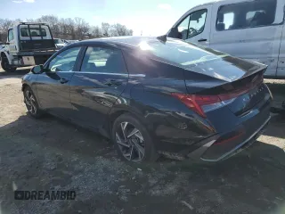 2025 Hyundai Elantra SEL Convenience with VIN KMHLS4DG6SU891344, listed as a Copart auction lot 44336305 with 2,777 mi miles and Salvage Title. Bid and sale history available at DreamBid. Image 2.