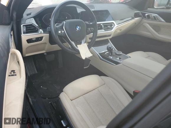 2023 BMW 4 Series 430i xDrive with VIN WBA73AP06PCL78170, listed as a Copart auction lot 70488264 with 11,801 mi miles and Salvage title. Bid and sale history available at DreamBid. Image 8.