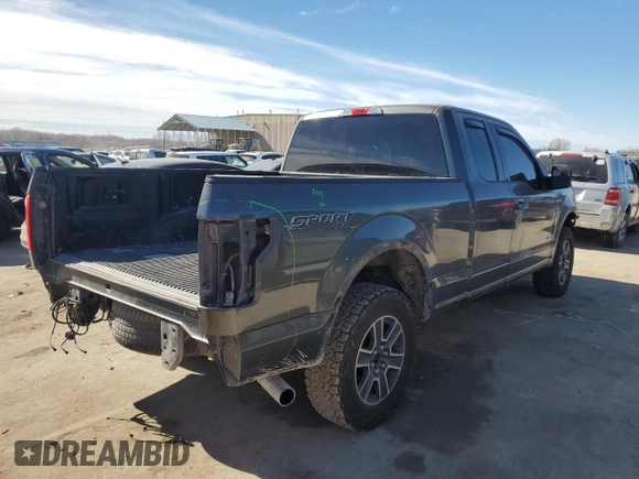 2015 Ford F-150 XLT with VIN 1FTEX1EP3FKD57294, listed as a Copart auction lot 46693135 with 127,359 mi miles and Salvage Title. Bid and sale history available at carsss.com. Image 3.