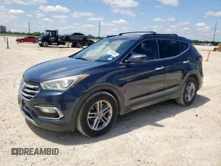 2017 Hyundai Santa Fe 2.4L z VIN 5NMZU3LB0HH018293, wystawiony jako Copart lot #58869595 z przebiegiem 102 695 mil mil oraz Szkoda całkowita • Salvage title. Historia ofert i sprzedaży dostępna na DreamBid. Obrazek 1.