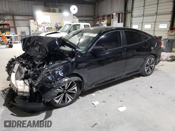 2016 Honda Civic EX-L with VIN 19XFC1F72GE020764, listed as a Copart auction lot 49621775 with Not provided miles and Salvage title. Bid and sale history available at DreamBid. Image 1.