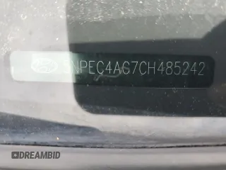 2012 Hyundai Sonata 2.4L Limited PZEV with VIN 5NPEC4AC7CH485242, listed as a Copart auction lot 49987005 with 183,182 mi miles and Salvage Title. Bid and sale history available at carsss.com. Image 13.