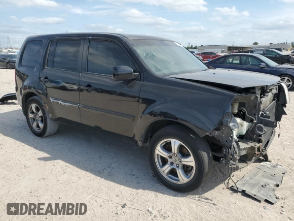 2012 Honda Pilot EX-L with VIN 5FNYF3H54CB015223, listed as a Copart auction lot 53782635 with 148,983 mi miles and Salvage title. Bid and sale history available at DreamBid. Image 4.