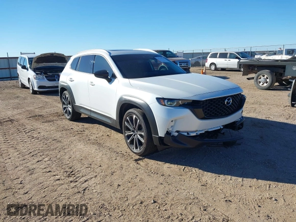 2024 Mazda CX-50 Premium z VIN 7MMVABDY0RN186511, wystawiony jako IAAI lot #41229255 z przebiegiem 21 842 mil mil oraz . Historia ofert i sprzedaży dostępna na DreamBid. Obrazek 1.