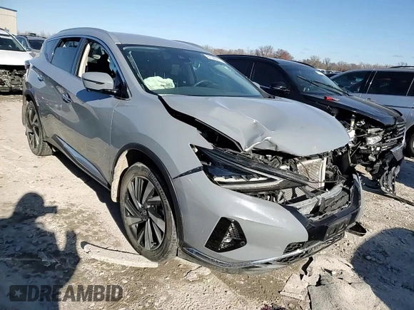 2022 Nissan Murano SL with VIN 5N1AZ2CJ7NC110314, listed as a Copart auction lot 81349514 with 35,069 mi miles and Salvage Title. Bid and sale history available at carsss.com. Image 11.