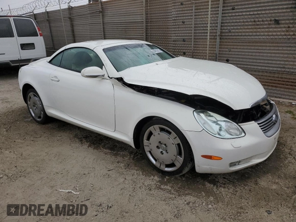 2004 Lexus SC 430 with VIN JTHFN48Y040054660, listed as a Copart auction lot 64510515 with 79,452 mi miles and Salvage title. Bid and sale history available at DreamBid. Image 4.
