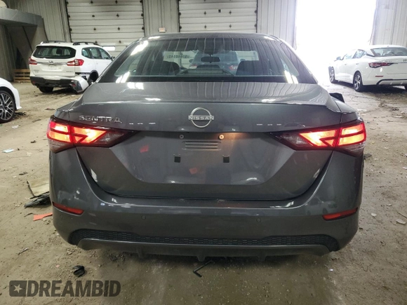 2024 Nissan Sentra S with VIN 3N1AB8BV2RY287157, listed as a Copart auction lot 51660145 with 22,636 mi miles and Salvage Title. Bid and sale history available at DreamBid. Image 6.